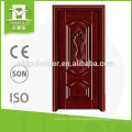 Interior teak wood main door models and solid wood door made in China